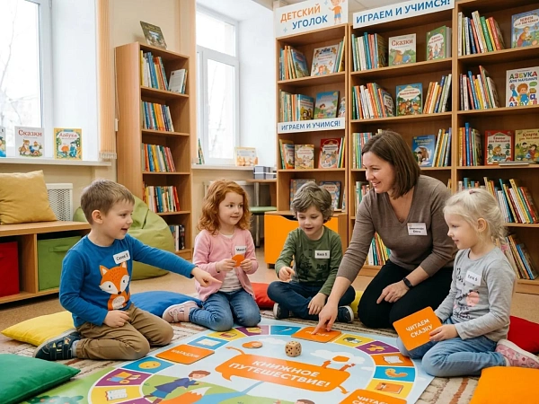 Игровые формы работы с дошкольниками в библиотеке